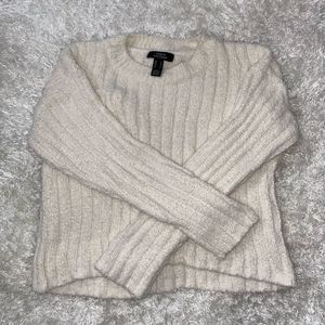 Urban heritage polyester feather sweater